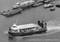 AP1-88 hovercraft on the Solent